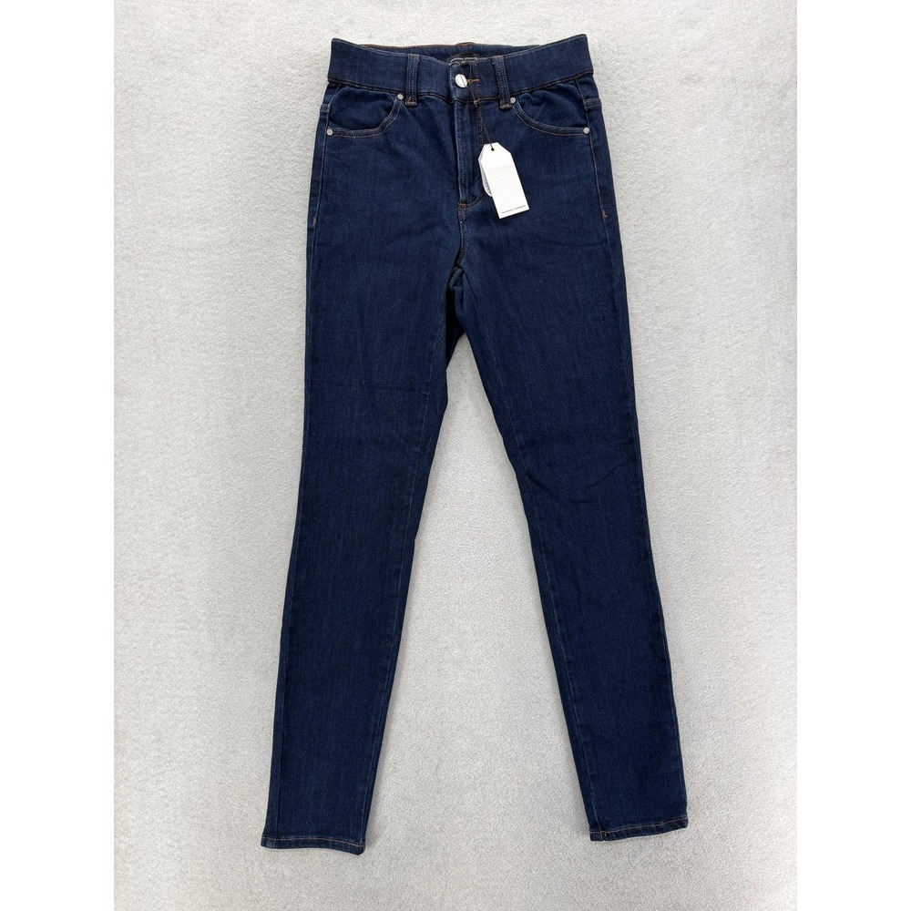 Universal Standard High-Rise Skinny Jeans Womens 6 Blue Dark Wash Stretch Denim